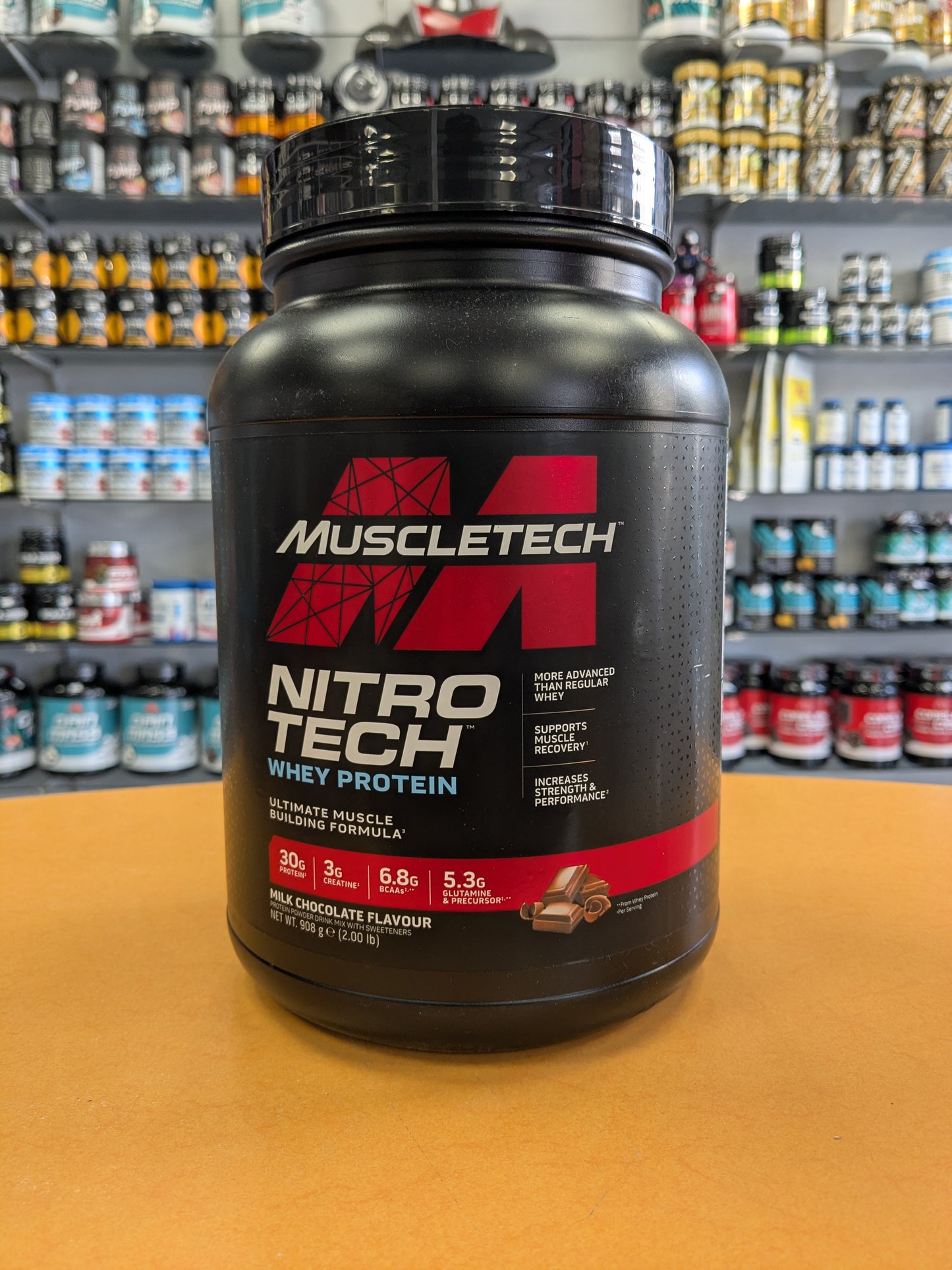 MuscleTech NitroTech Whey Protein goût Milk Chocolate