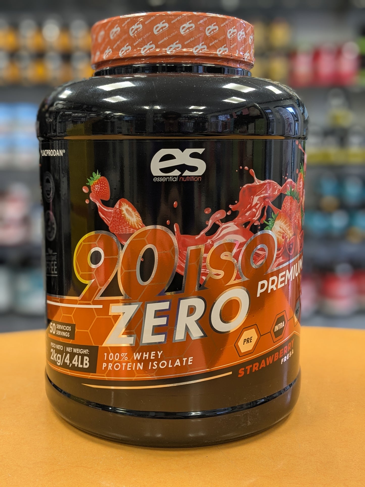 ES NUTRITION 90 ISO ZERO PREMIUM FRAISE 2KG